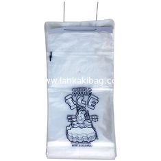 China Clear PE biodegradable small plastic bags with Wicket for food bread packing supplier