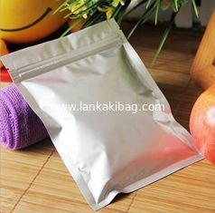 China food grade best design top zipper aluminum foil packaging bag for food packing supplier