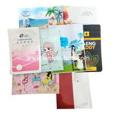 China Custom printing, heat sealing and meticulous facial mask packaging bag for cleaning skin supplier