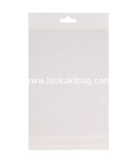 China Resealable Clear Transparent Plastic Packaging Pouch with Adhesive tap supplier