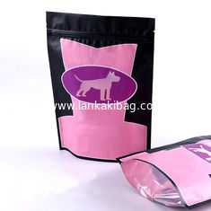 China Custom Printed Plastic Stand Up Pet Food Packaging Zip lock Pouch supplier