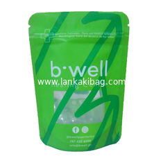 China Matte effect &amp; Large capacity food grade plastic aluminum foil zipper packaging bags for food/Tea supplier