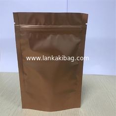 China custom printed frosted resealable stand up Aluminum foil Zipper Plastic pouch for coffee/Tea supplier