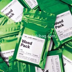 China Resealable mylar custom printed cigar packaging bags with k supplier
