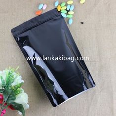 China frosted resealable stand up foil laminated mylar k custom printed smell proof bag supplier