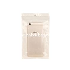 China custom printed clear cellphone pearl film packaging bag/mobile phone accessories plastic bag supplier