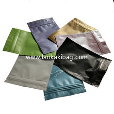China Hot sale custom glossy printed aluminum foil zip lock plastic bag supplier