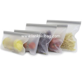 China Eco friendly recyclable peva zipper storage bag for food sandwich snack supplier