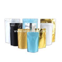 China Hot Sale Ziplock Foil Laminated Flat Bottom Coffee Bags For 1kg supplier
