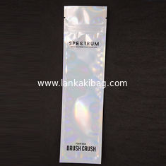 China Fashion Hot Selling Holographic Makeup Brush Zipper Bag for Women supplier