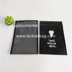 China Custom printed zip lock jewelry bracelet packaging zipper bag small plastic bag with one side clear supplier