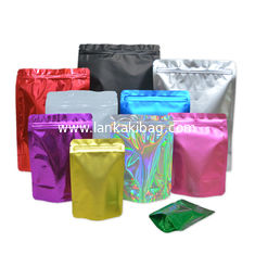 China Various Size Matte Aluminum Foil Plastic Ziplock Heat Sealable Stand Up Food Storage Bag supplier
