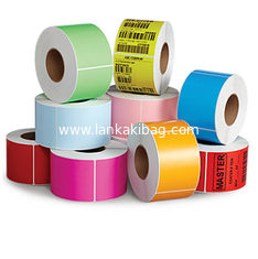 China 4&quot;X6&quot; Inch direct thermal label sticker paper Electronic balance paper, color printer labels Red Orange Yellow Green supplier