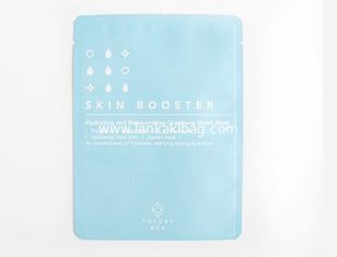 China Heat Seal Custom Printing Logo Cosmetic Plastic Facial Mask Packaging Bags supplier