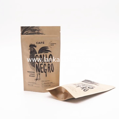 China Plastic mylar aluminum foil stand up zip lock black coffee valve packaging bag with zipper supplier