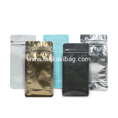China Eco Friendly Custom Printed Bag Packing  Biodegradable Kraft Packaging Bean Coffee Zipper Bags with Valve supplier