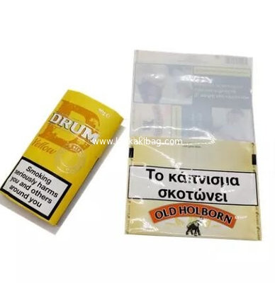 Heat Seal Foil Mylar Plastic 100g Hand Rolling Cigar Tobacco Leaf Pouch Packaging Bag supplier