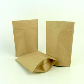 Clear Doypack Candy Kraft Paper Zipper Bags with Window supplier