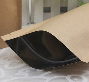 Clear Doypack Candy Kraft Paper Zipper Bags with Window supplier