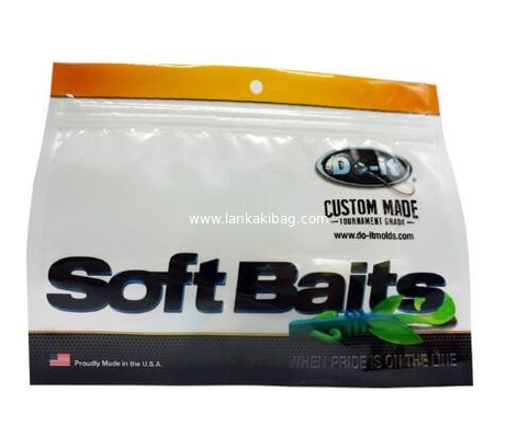 Customized printed resealable plastic zipper bags for storage supplier