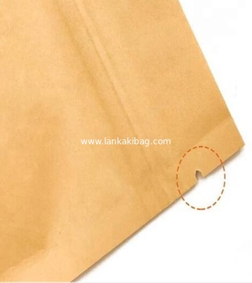 Kraft Paper Standing up Pouches Packaging Zipper Bag for Food supplier