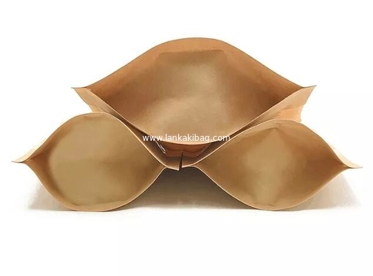 Kraft Paper Standing up Pouches Packaging Zipper Bag for Food supplier