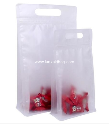 Stand up printed ziplock aluminum foil bag with clear window supplier