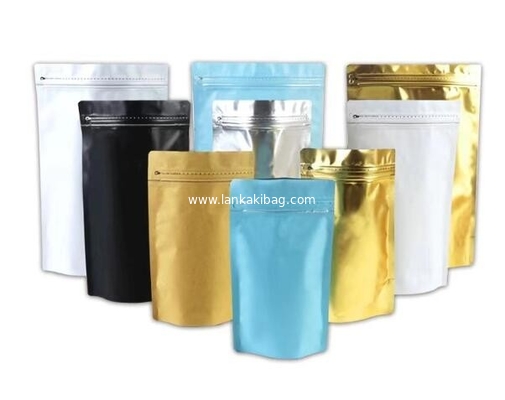 Stand up Laminated Aluminum Foil Pouch Bags for Tea, Coffee, Food Packing supplier