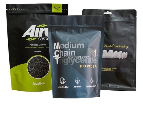 Stand up Aluminum Foil  Zip Lock printed plastic bags for food packaging supplier