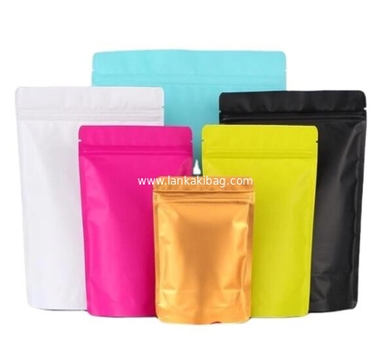 Stand up biodegradable fcustom food packaging bags with Ziplock supplier