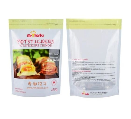 Custom Logo Aluminum Foil Stand up Zip Lock snack packaging bags supplier