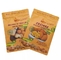 Custom printed food grade ziplock snack plastic bags for packaging food with gusset supplier