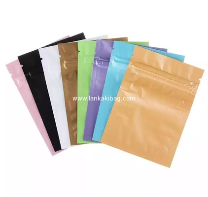 Free Sample Custom resealable aluminum foil bags with ziplock supplier