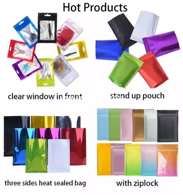 Free Sample Custom resealable aluminum foil bags with ziplock supplier