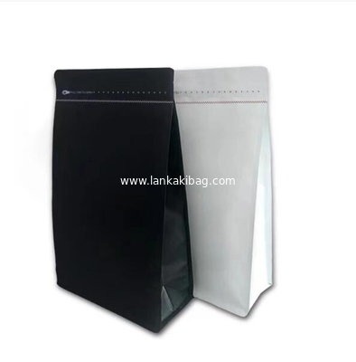 Custom logo Flat Bottom triple laminated aluminium foil bags with Zipper for food supplier