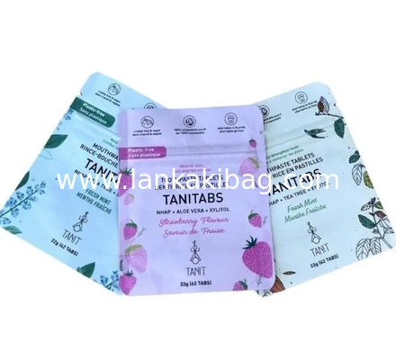 Custom Printed Food Packaging Bag Ziplock Kraft Paper Stand Up Pouch With Zipper supplier