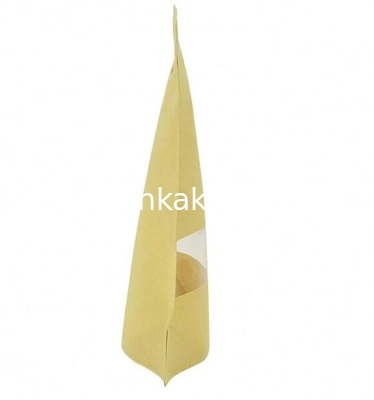 Stand up Ziplock Biodegradable printed kraft paper bags for underwear packing supplier