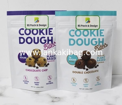 Custom printing Stand up aluminium foil laminated pouches with Ziplock supplier