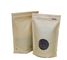 Clear  Stand Up Packaging Moisture-Proof Custom Kraft  Paper Bags For Pharmacy with window supplier