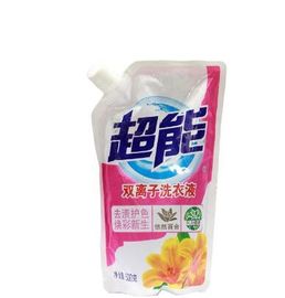 Eco-friendly custom aluminum foil liquid detergent  Plastic spout pouch wholesale supplier