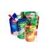 Baby Food Liquid Packaging Custom Printed Standing Up Plastic Bag Sucked Spout Pouch With Suction Nozzle supplier