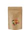 Eco-friendly Custom Zipper Top Brown Kraft Paper Bag With Clear Window supplier