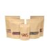 Custom food grade brown kraft aluminum foil zipper bag ,paper bags for packing food supplier