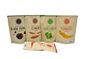 Food Grade Packaging Custom Stand Up Dried Fruit Mango Multilayer Kraft Paper Bag With Tear Notch supplier
