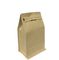 kraft paper bag with clear window with zipper stand up kraft paper bag zipper paper bag supplier