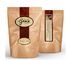 Food Grade Resealable kraft  zipper paper bags for Tea/ Coffee Packing with Bottom Gusset supplier