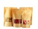 Resealable  Custom Printing  Made Stand Up Kraft Paper Bags With k For Coffee Packaging supplier