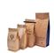 Eco Friendly Customized Logo Promotional Stand Up Kraft  Paper Bag for Coffee/Tea Packing supplier