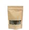 Resealable Stand Up Plastic laminated kraft food paper bag with zipper for cookies/coffee/chocolate/tea/chips supplier