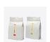 White Doypack Stand Up Pouch k Kraft Paper Bags With Clear Window And Zipper supplier